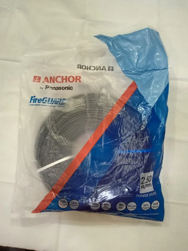 Anchor by Panasonic FR-LSH 2.5 sq.mm 180 Meter House Wire - Blue - 2.5 sq.mm, Blue