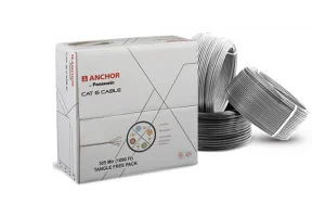 Anchor by Panasonic 23 AWG UTP CAT 6 LAN Cable - 305 Meter