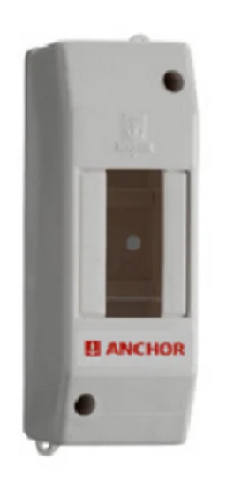 Anchor by Panasonic UNO E Series 1 & 2 Pole Plastic MCB Enclosure - 18980 - 2 Pole