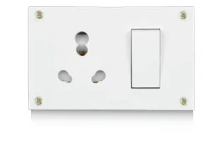 Anchor by Panasonic Penta 16A SS Combined with 4 Fixing Holes - 39998