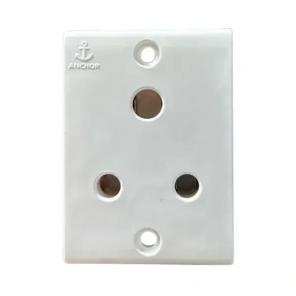 Anchor by Panasonic Penta 6A 3 Pin Socket ISI - 38342