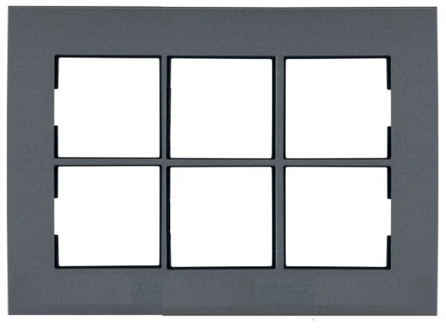 Anchor by Panasonic Penta Modular 12M Plate - Graphite Black - 65912B - Graphite Black