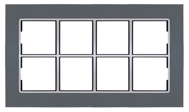 Anchor by Panasonic Penta Modular Gina 16M Plate - Graphite Black - 65816B - Graphite Black