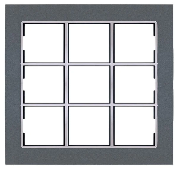 Anchor by Panasonic Penta Modular Gina 18M Plate - Graphite Black - 65818B - Graphite Black