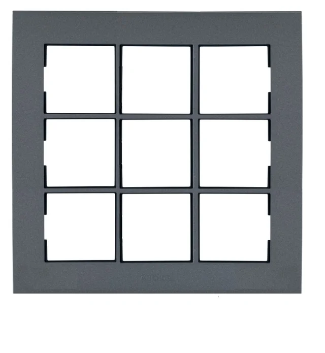 Anchor by Panasonic Penta Modular 18M Plate - Graphite Black - 65918B - Graphite Black