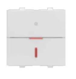 Anchor by Panasonic Penta Modular Flat 32A DP Flat Switch With Indicator - White - 65149 - White