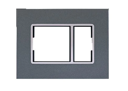 Anchor by Panasonic Penta Modular Gina 3M Plate - Graphite Black - 65803B - Graphite Black