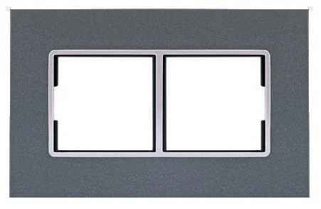 Anchor by Panasonic Penta Modular Gina 4M Plate - Graphite Black - 65804B - Graphite Black
