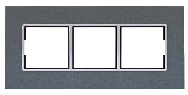 Anchor by Panasonic Penta Modular Gina 6M Plate - Graphite Black - 65806B - Graphite Black