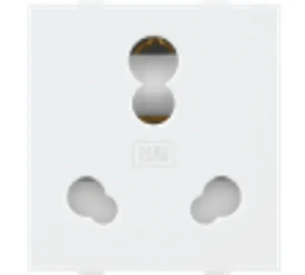 Anchor by Panasonic Roma Classic 6A/16A Twin Socket, ISI - White - 30828