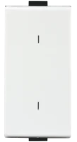 Anchor by Panasonic Roma Plus 10AX 2 Way Switch, 1 Module - White - 289102