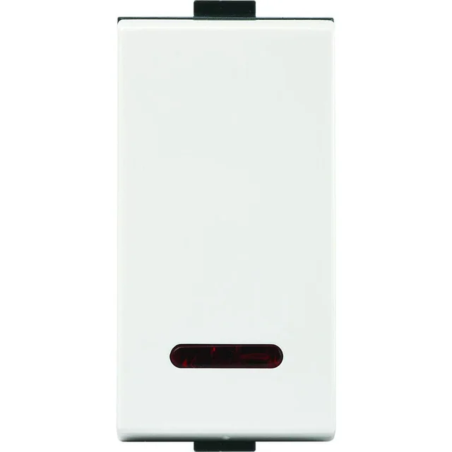Anchor by Panasonic Roma Plus 20A 1 Way Switch with LED Indicator, 2 Module - White - 289263