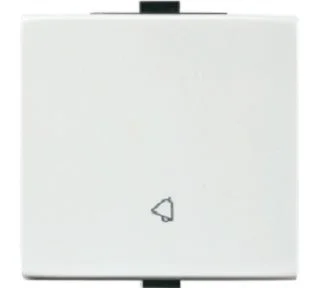 Anchor by Panasonic Roma Plus 10A Bell Push Switch, 2 Module - White - 289204