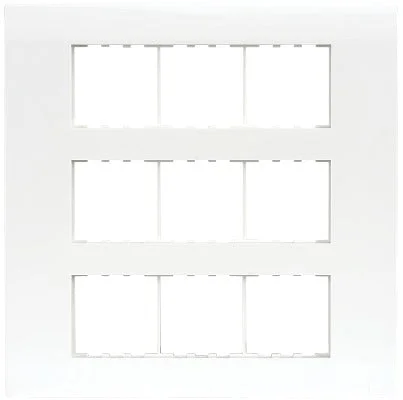 Anchor by Panasonic Roma Plus 18 Module Plate - White - 288218