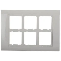 Anchor by Panasonic Roma Classic Tresa Solid Plate - 12 Module - White - 30271WH - White