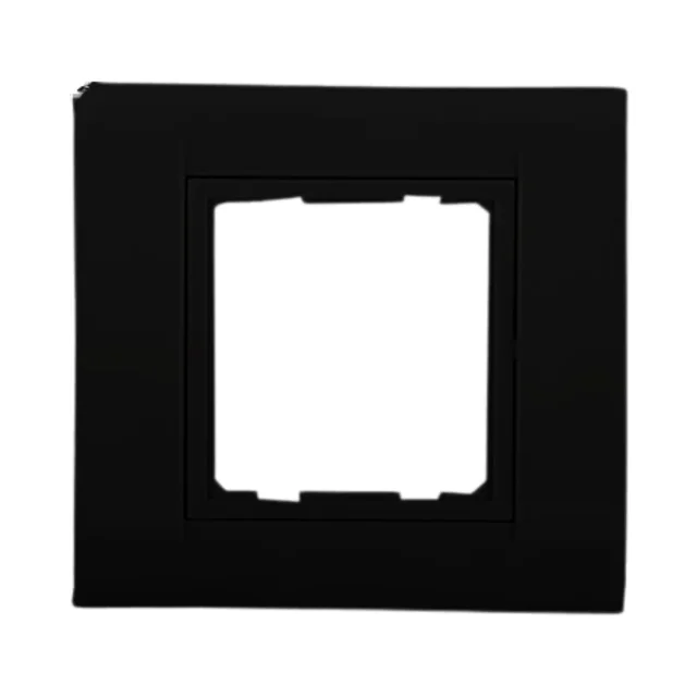 Anchor by Panasonic Roma Classic Tresa Solid Plate - 2 Module - Matt Black - 30227MB - Black