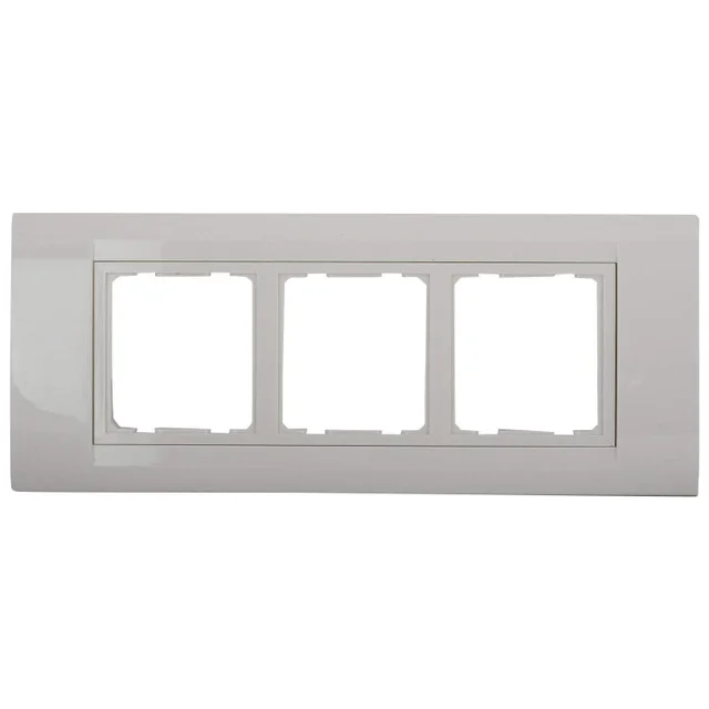 Anchor by Panasonic Roma Classic Tresa Solid Plate - 6 Module - White - 30250WH - White