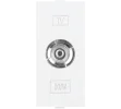 Anchor by Panasonic Roma Classic T.V. Socket Outlet Single - White - 21157 - White