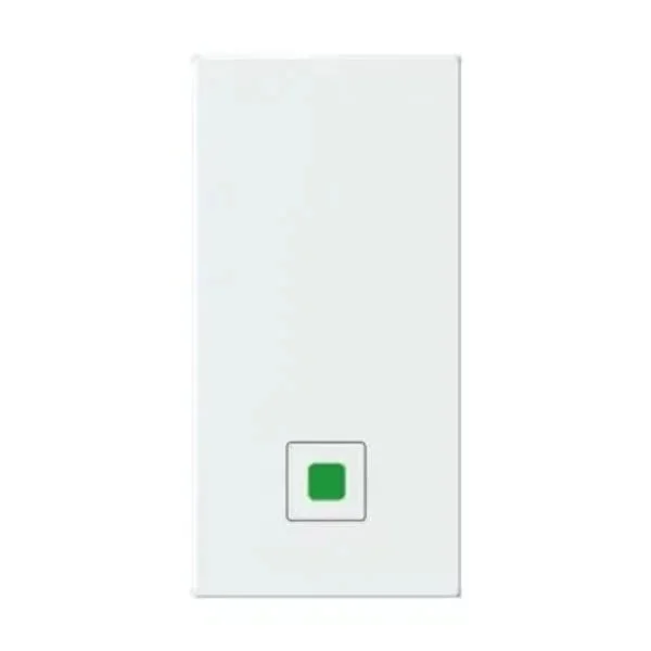 Anchor Roma Urban Touch Switch 1Way 6A 1Module 400W - White