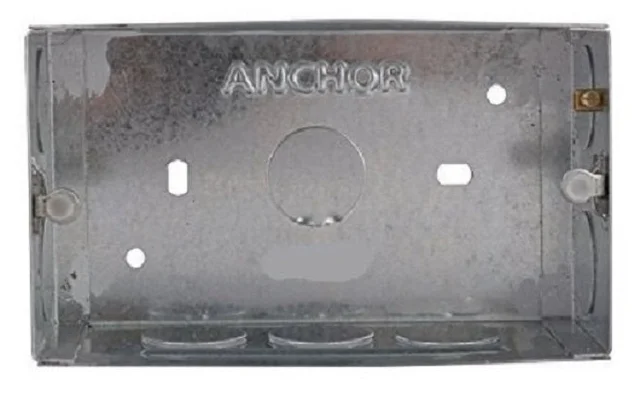Anchor by Panasonic Modular Boxes Switch Metal Box 6M - 21463