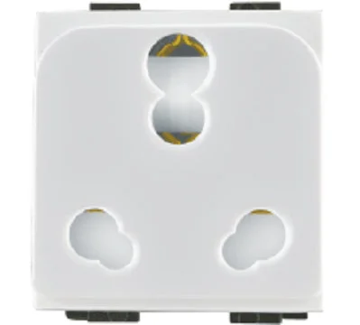 Anchor Woods 10A/20A Twin Socket - White