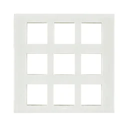 Anchor Woods 18M Plate Stella- White - White