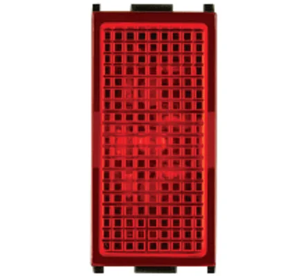 Anchor Woods Neon Indicator (Red) - White