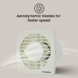 Crompton 150mm (6 inch) Round Axial Air Exhaust Fan