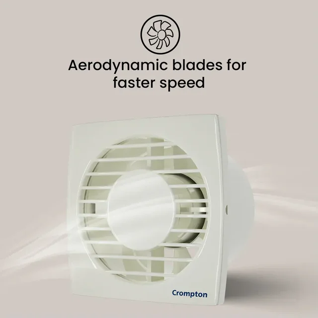 Crompton 150mm (6 inch) Round Axial Air Exhaust Fan