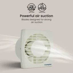 Crompton 150mm (6 inch) Round Axial Air Exhaust Fan