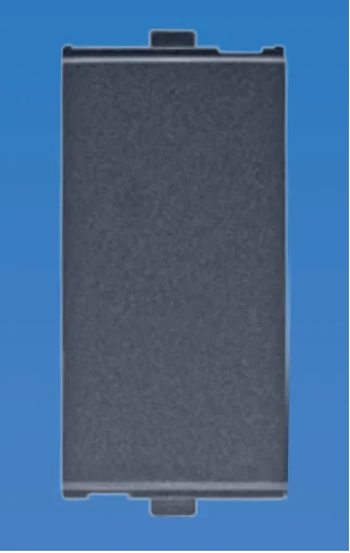 Anchor Penta Modular 1M Blank Plate Grey | Model 65504 | Modular Switch Cover Plate - Grey