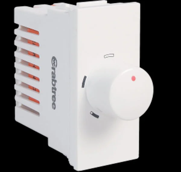 Havells Crabtree Verona 1 Module Fan Regulator | Modular Speed Control Switch