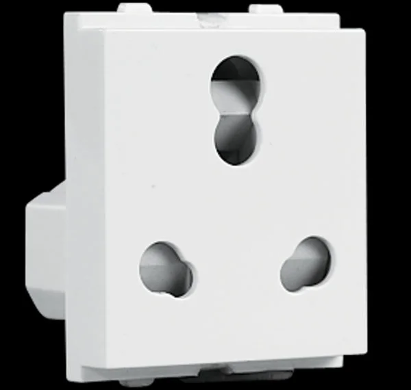 Havells Crabtree Verona 6A & 16A Combined Socket | Modular Power Socket