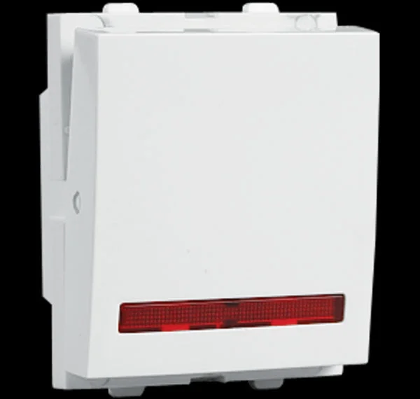 Havells Crabtree Verona DP Switch 32A with Indicator- 2 Module | Modular Double Pole Switch