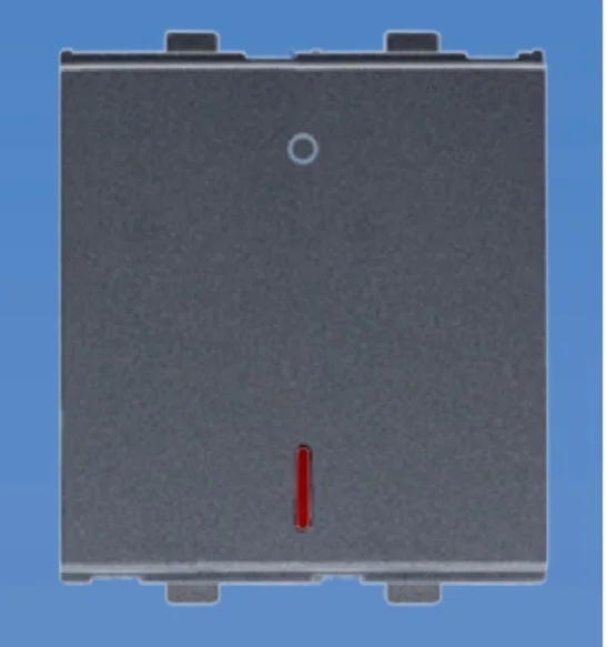 Anchor by Panasonic Penta Modular 32A DP Switch With Indicator 2M - Graphite Black - 65032B - Graphite Black