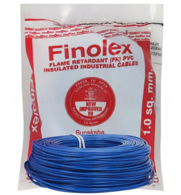 Finolex 1.0 Sq.mm FR Wire 180m - Blue - Blue