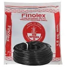 Finolex 1.5 Sq.mm FR Wire 180m - Black - Black