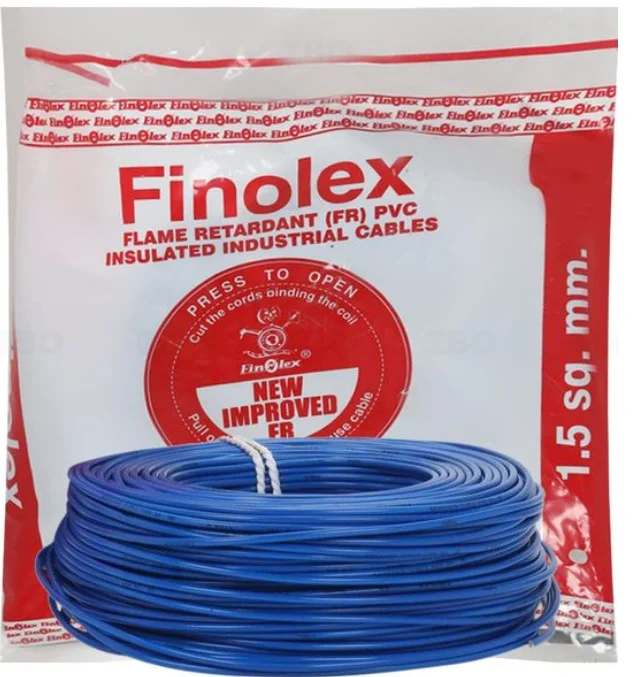 Finolex 1.5 Sq.mm FR Wire 180m - Blue - Blue