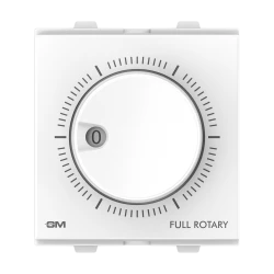 GM G-9 Fan Regulator 5 Step - 100Watt - 2M (Glossy White)