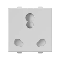 GM G-9 Universal Socket 6 & 16A (Glossy White)