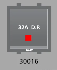 Hi-Fi HiFi DP Switch 32A With Indicator - White