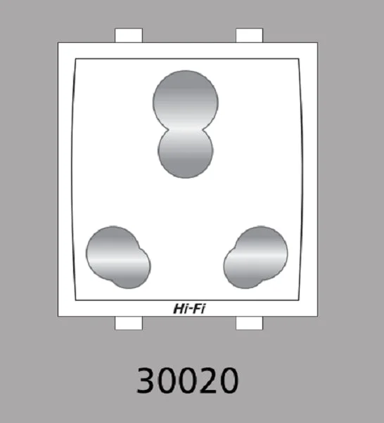Hi-Fi HiFi Socket 16A&6A Multi - White