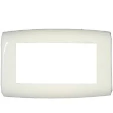 MK Honeywell Honeywell MK Wraparound 5M Square Plate- White | Modular Front Plate - White