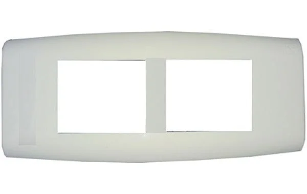 MK Honeywell Honeywell MK Wraparound 6M Square Plate- White | Modular Front Plate - White
