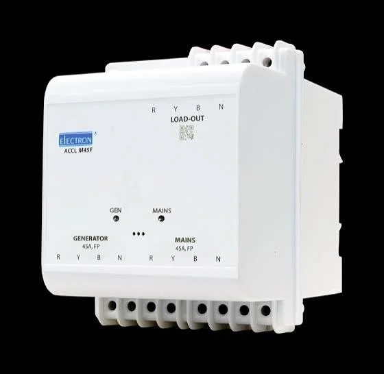 Electron ATS 80 Microcontroller Based Automatic Changeover with Current Limiter (ACCL) | 3 Pole 80A EB | 3 Pole 1-80A DG | 4 Pole Automatic Transfer Switch
