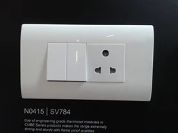 Norisys CUBE Series 2M Flat-5 Plate with Frame - Frost White - 2M, Frost White