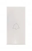 Legrand Lyncus Bell Push 1M - White