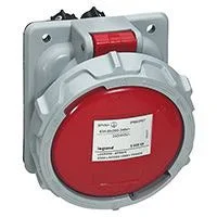 Legrand 63A 3P+N+E 380/415V PANEL MOUNTING SOCKET INCLINED OUTLET - IP 67 THREE PHASE