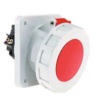 Neptune Bals Neptune Panel Mounting Socket Outlet ANGLE - IP67 THREE PHASE - 16A / 20A 5 PIN - 1276