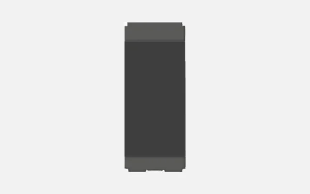 Norisys CUBE Series Blanking Plate - Charcoal Black - Charcoal Black